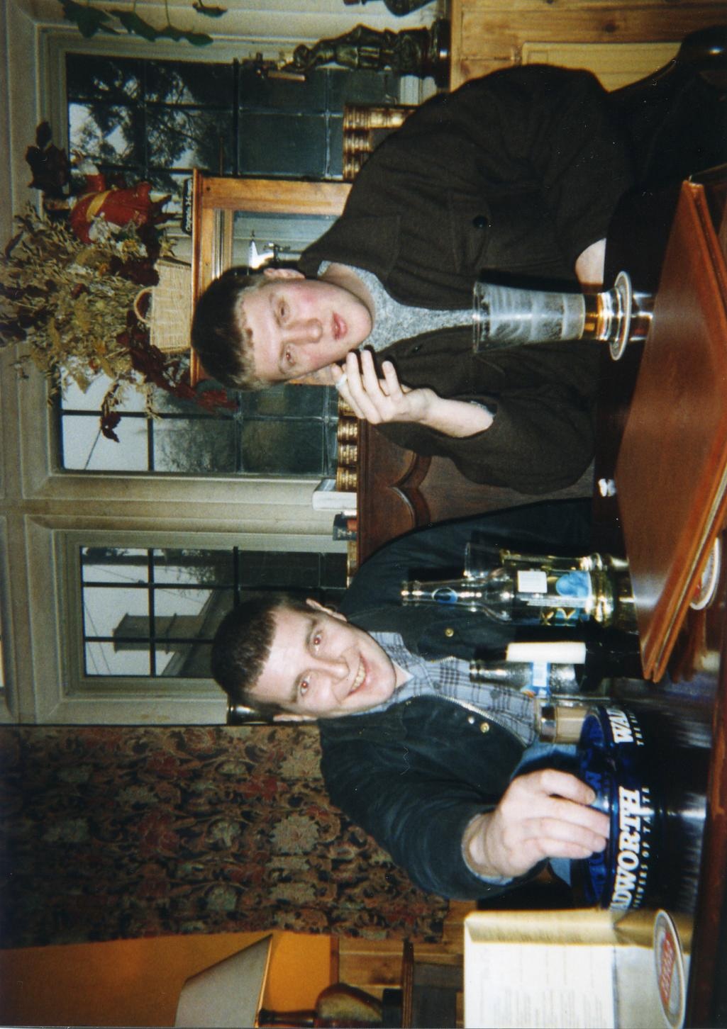 Simon Wolstencroft and Adrian Flannagan in Bath, England